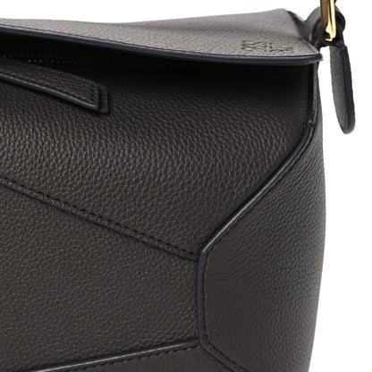 Loewe Grained Calfskin Small Puzzle Edge Bag Dark Grey 9 of 11
