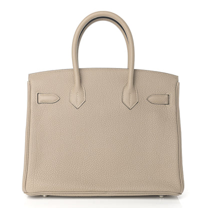 Hermes Togo Birkin 30 Gris Tourterelle 3 of 37