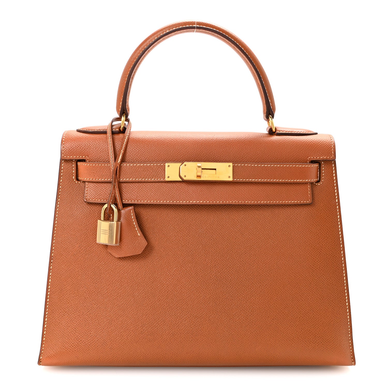 Hermes Courchevel Kelly Sellier 28 Gold 1 of 16