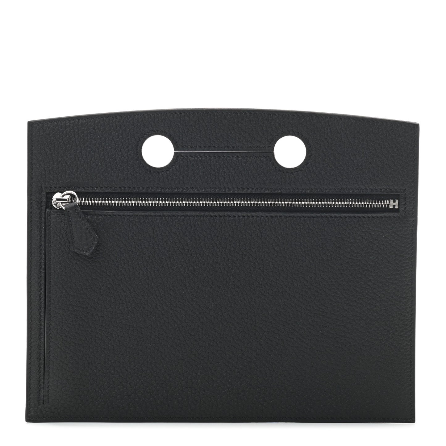 Togo Birkin 25 Backpocket Black