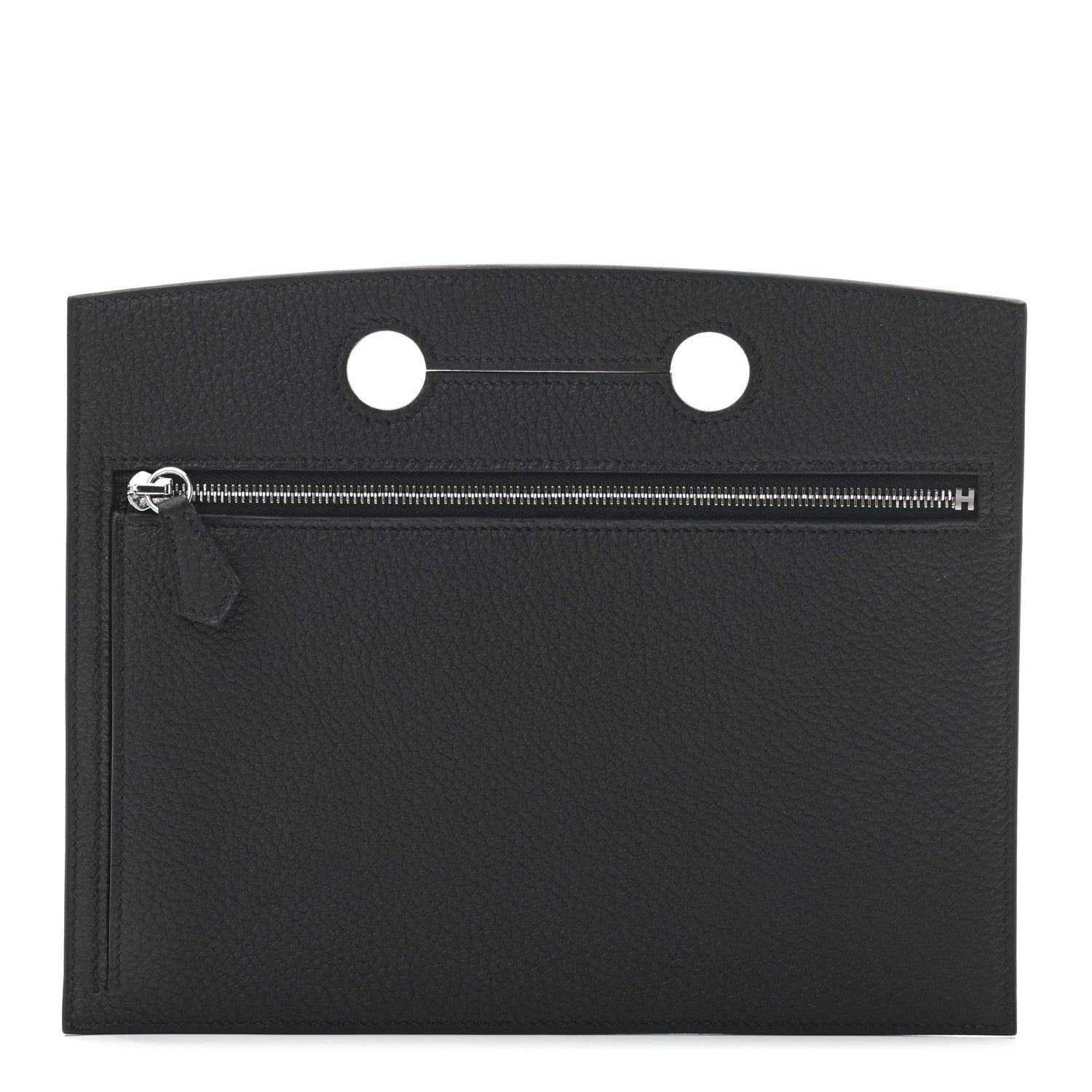 Hermes Togo Birkin 25 Backpocket Black 1 of 6
