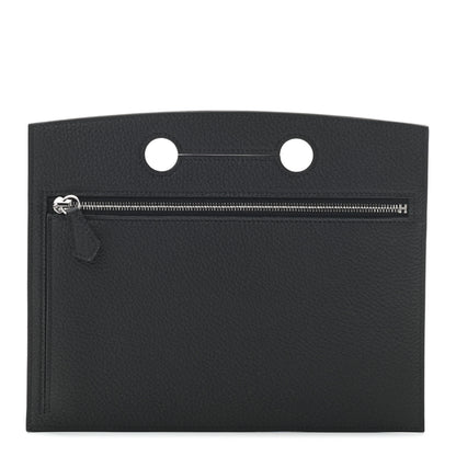 Hermes Togo Birkin 25 Backpocket Black 1 of 6