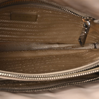 Prada Nylon Saffiano Bi-Color Tote Grey 5 of 10