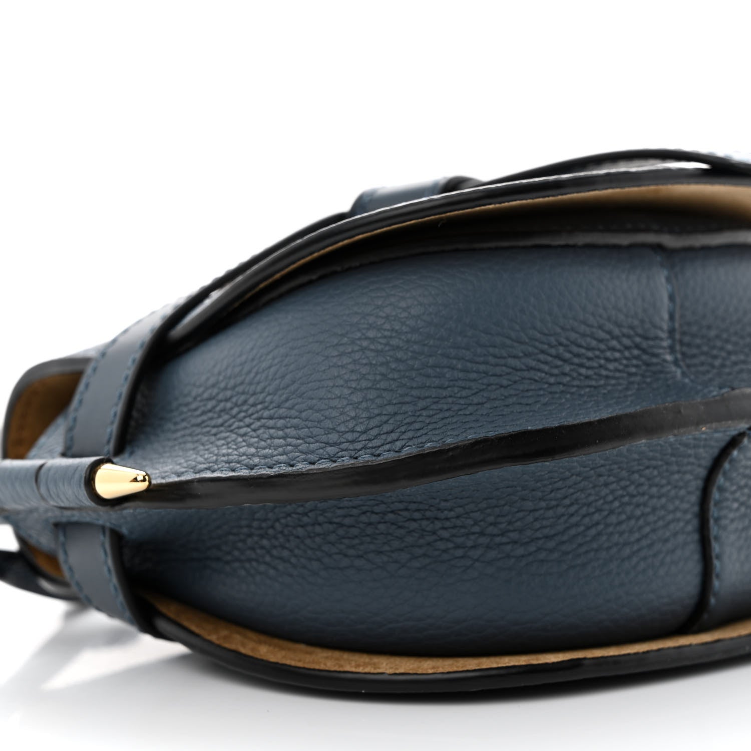 Loewe Grained Calfskin Mini Gate Crossbody Bag Steel Blue 9 of 10