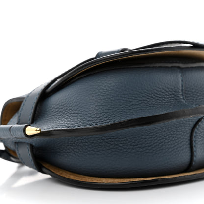 Loewe Grained Calfskin Mini Gate Crossbody Bag Steel Blue 9 of 10