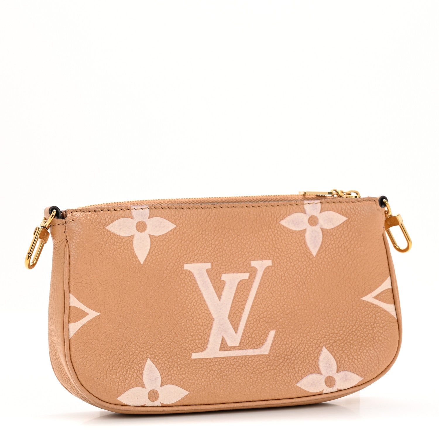 Louis Vuitton Empreinte Monogram Giant Multi Pochette Accessories Small Pochette Arizona Creme 3 of 8