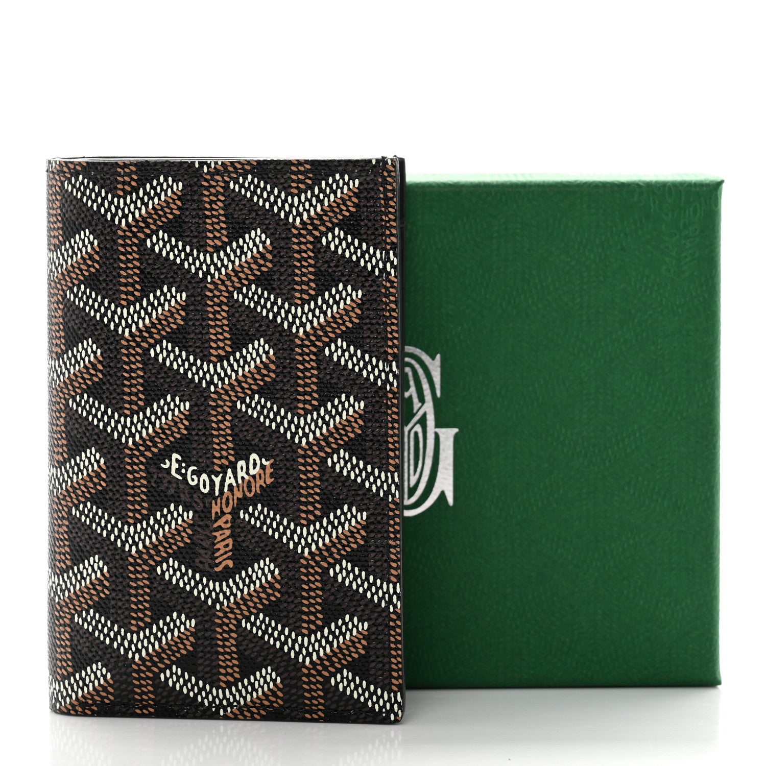 Goyard Goyardine Saint Pierre Card Holder Black 7 of 7