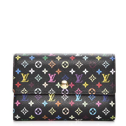 Louis Vuitton Monogram Multicolor Alexandra Wallet Black 1 of 10