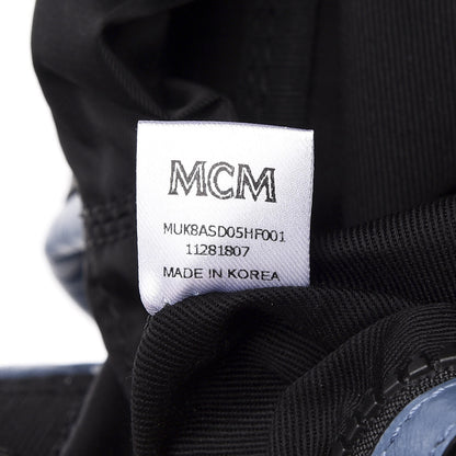 MCM Vintage Lambskin Medium Stadt Backpack Luft Blue 8 of 9