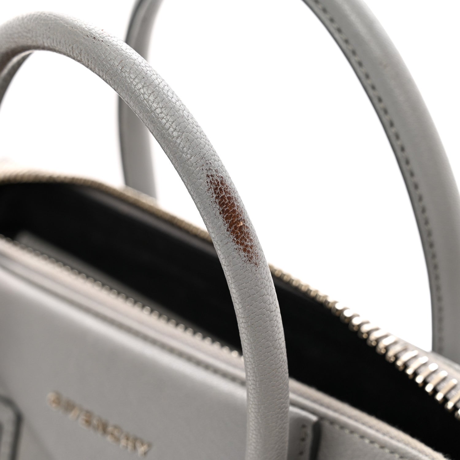 Givenchy Sugar Goatskin Medium Antigona Pearl Grey 13 of 13