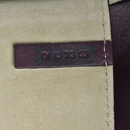 Chloe Suede Calfskin Mini Faye Shoulder Bag Intense Violine 7 of 7