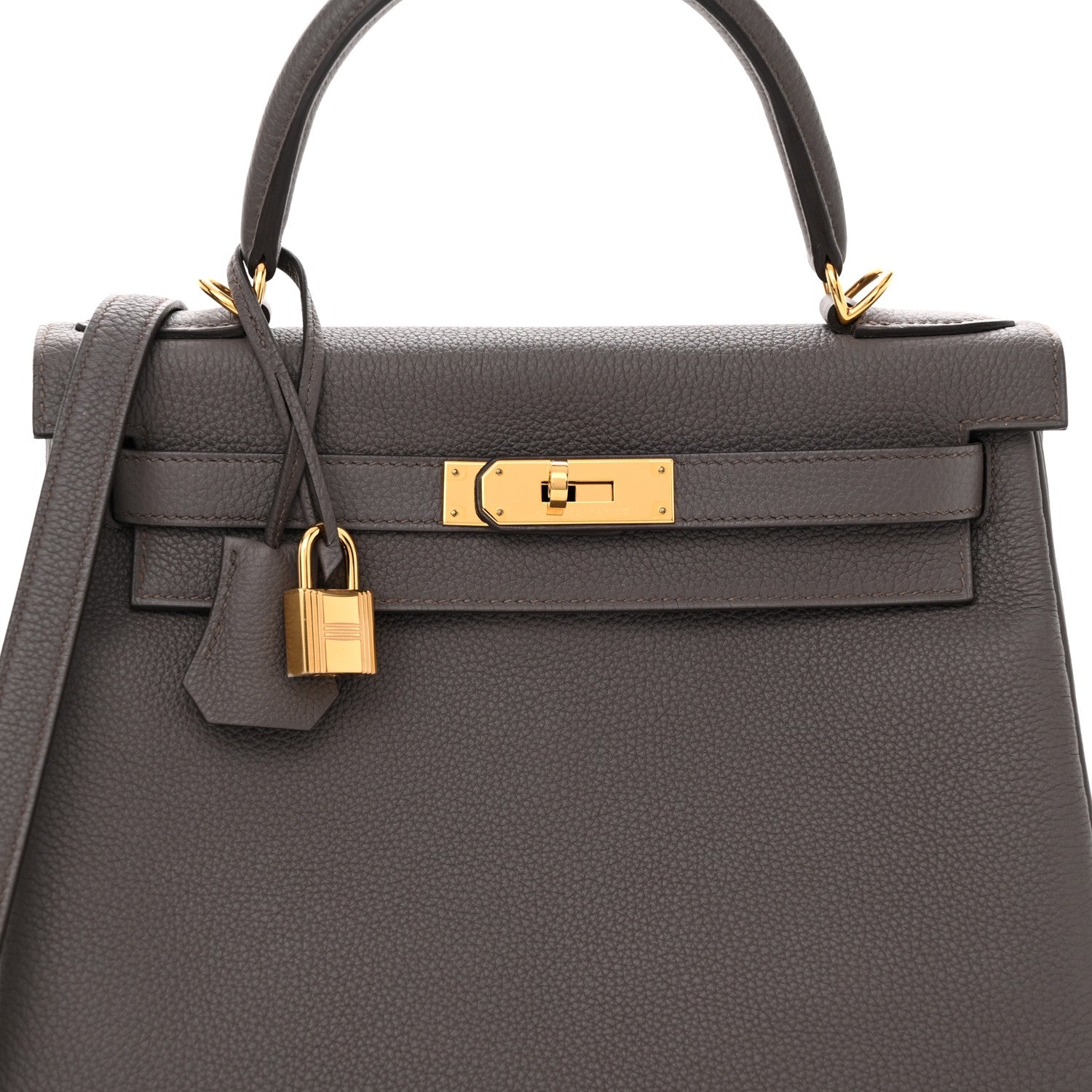 Hermes Togo Kelly Retourne 28 Etain 7 of 11
