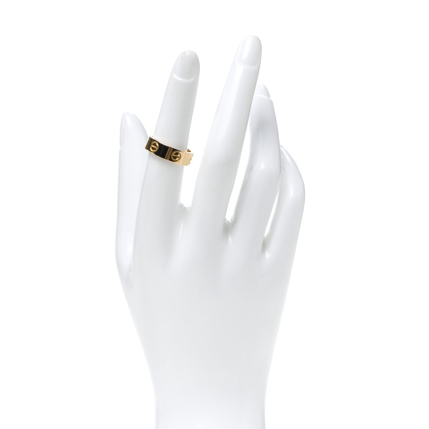 18K Yellow Gold 5.5mm LOVE Ring 53 6.5