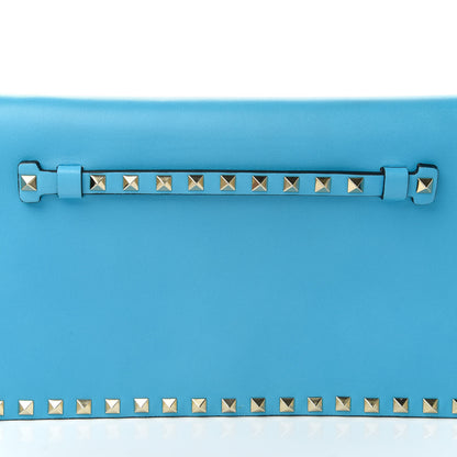 Valentino Garavani Nappa Rockstud Wristlet Clutch Parrot 10 of 10