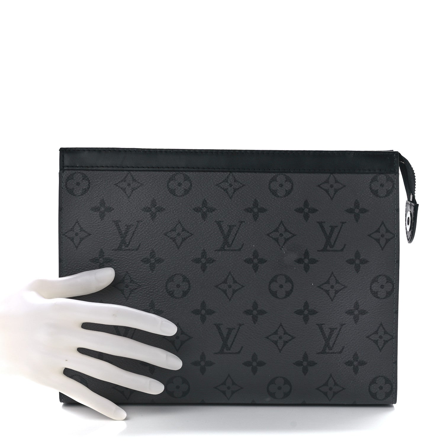 Louis Vuitton Monogram Eclipse Reverse Pochette Voyage MM 2 of 10