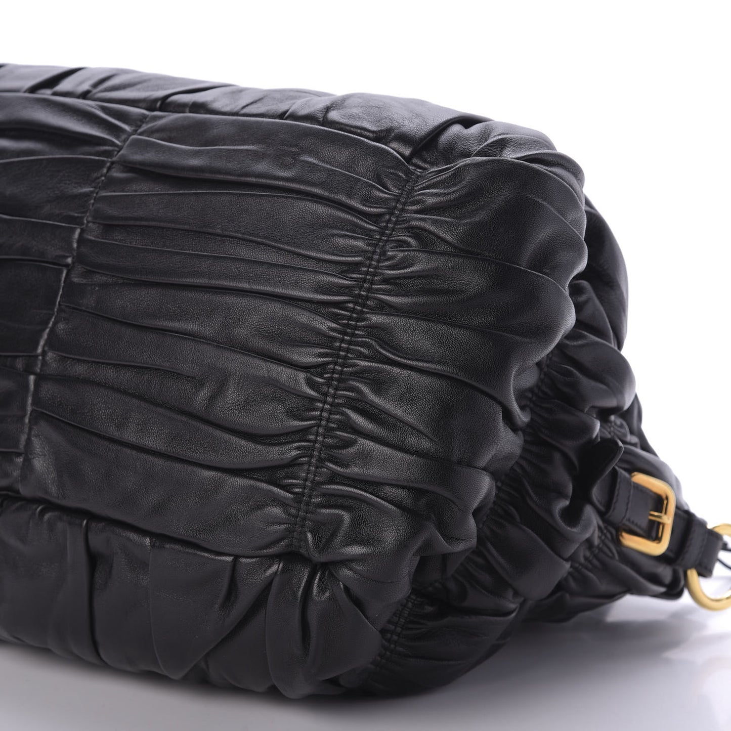 Nappa Gaufre Tote Black