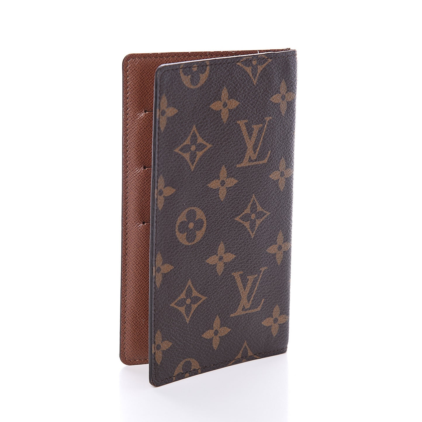 Monogram Checkbook Holder Case Wallet