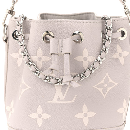 Louis Vuitton Empreinte Monogram Nano Noe Brume Quartz 7 of 9