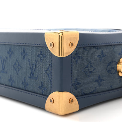 Louis Vuitton Denim Monogram Soft Trunk Navy 9 of 9