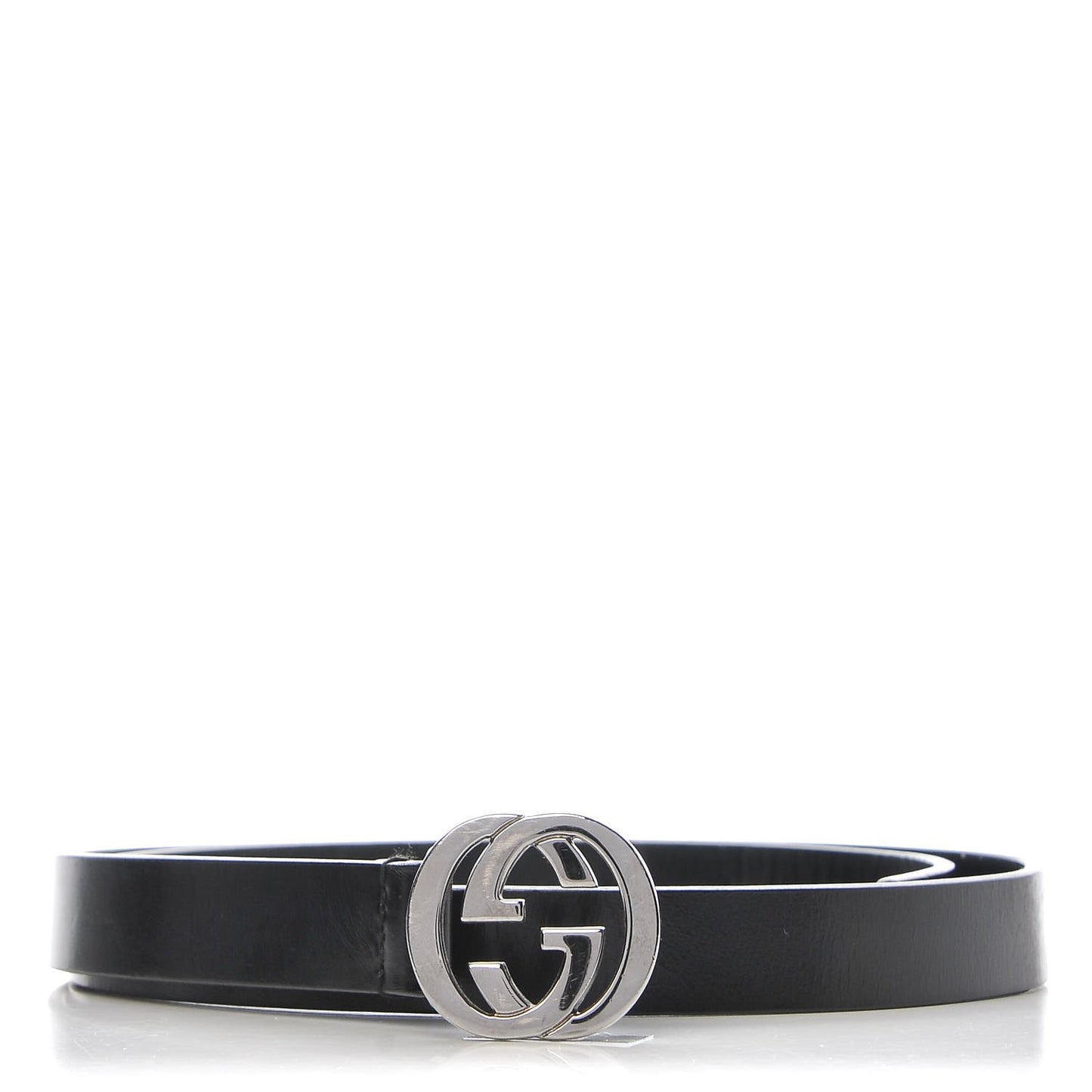 Calfskin Interlocking G Belt 80 32 Black