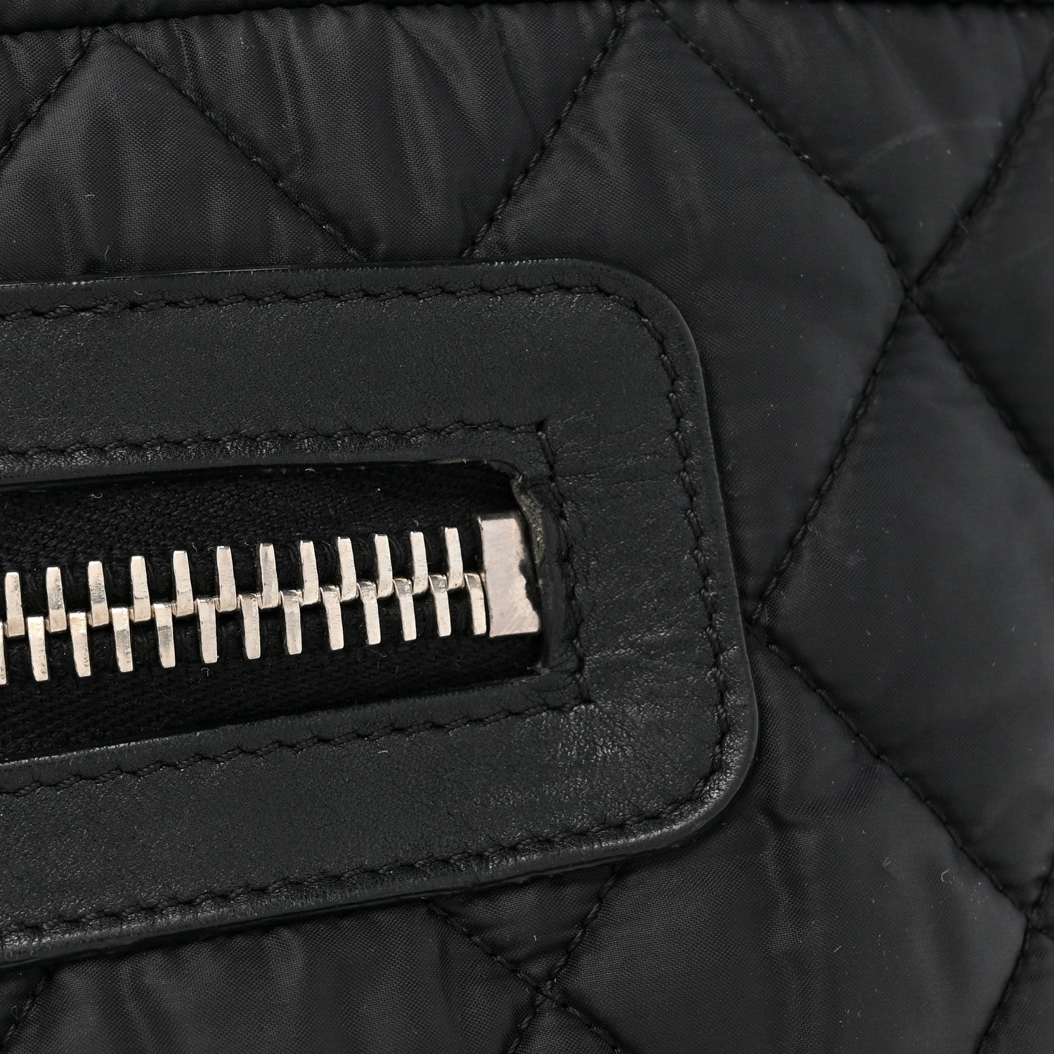 Chanel Nylon Quilted Large Coco Cocoon Tote Black 14 of 15