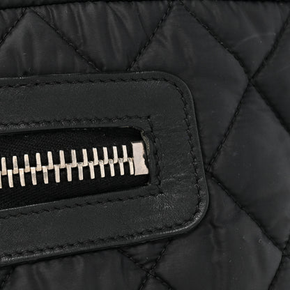 Chanel Nylon Quilted Large Coco Cocoon Tote Black 14 of 15