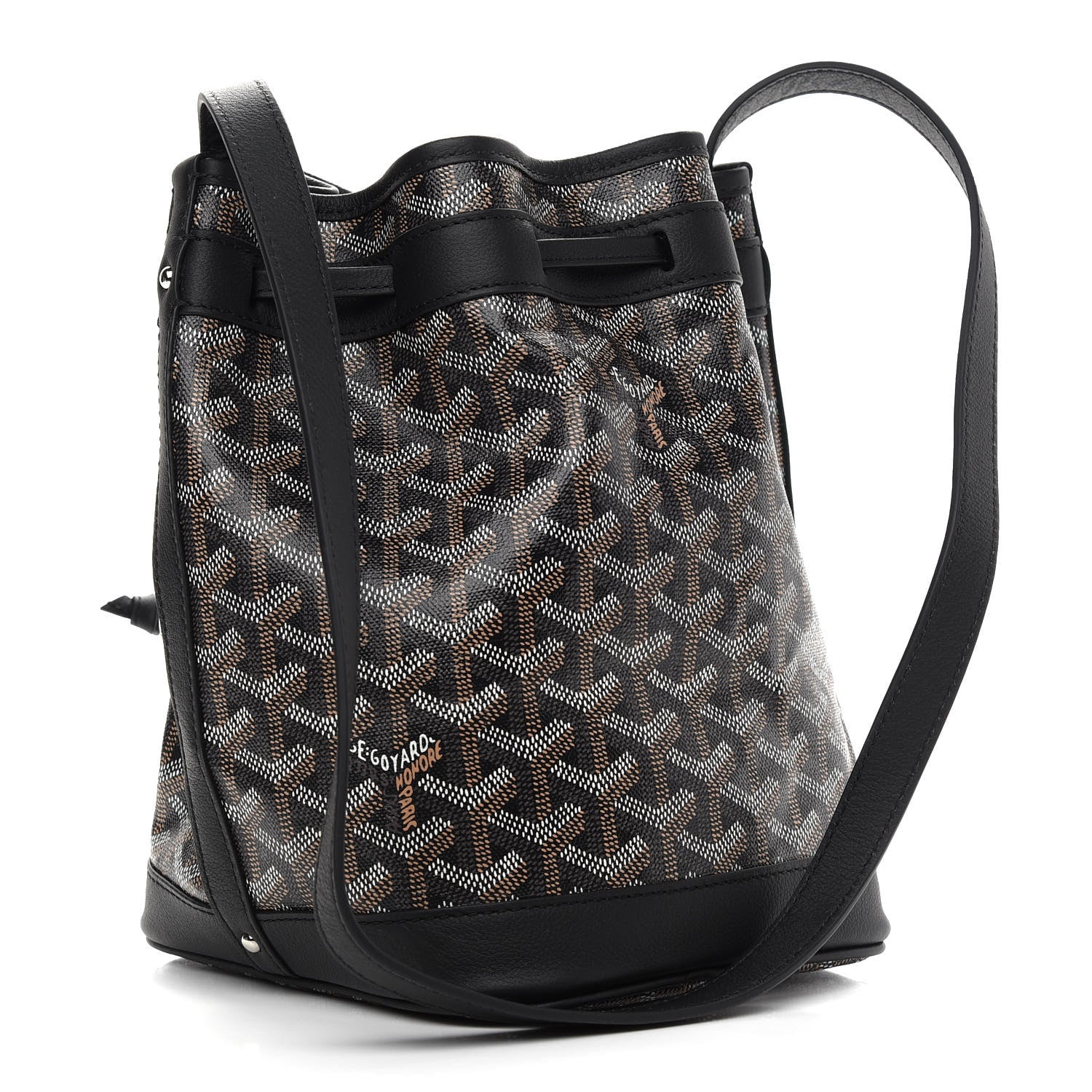 Goyard Goyardine Petit Flot Bucket Bag PM Black 3 of 8