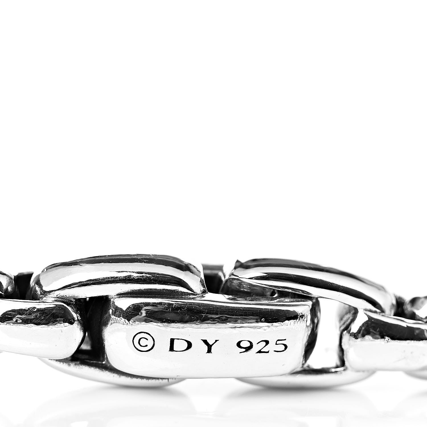 David Yurman Sterling Silver Diamond Pave Cross Bracelet 4 of 4