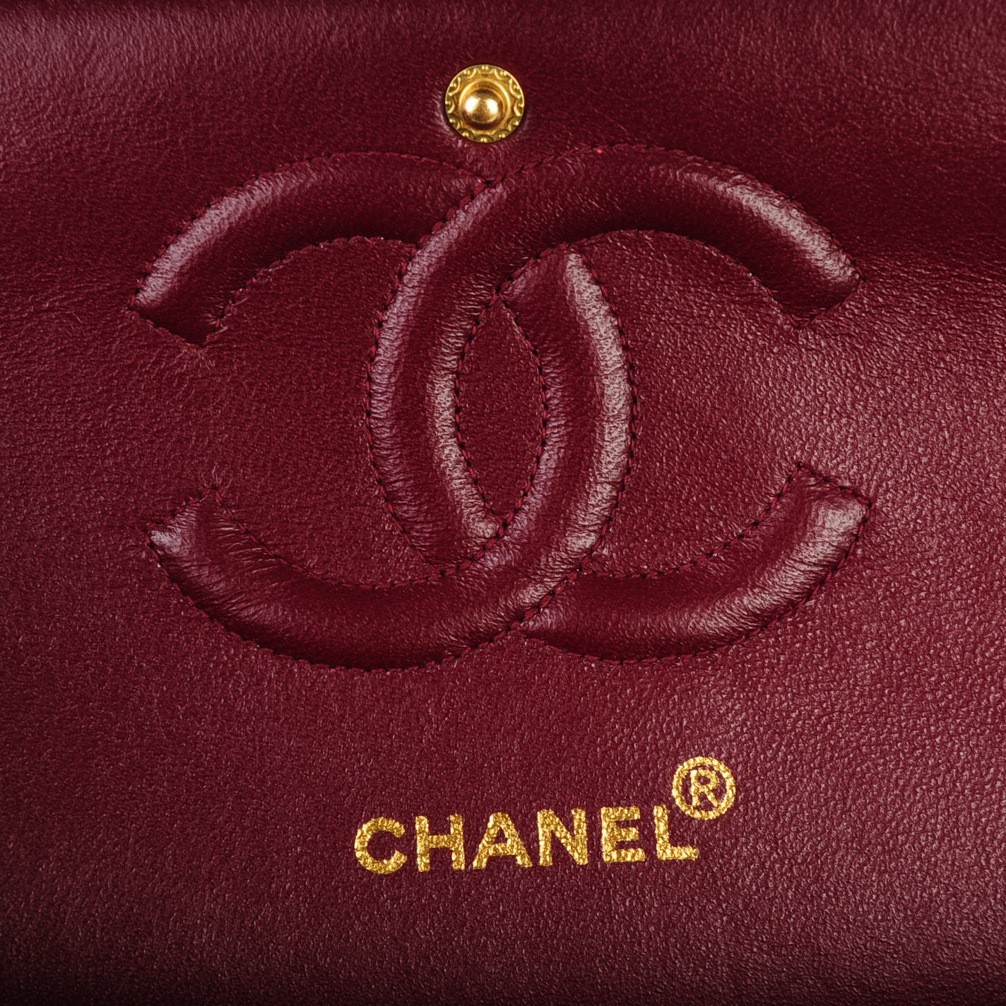 Chanel Lambskin Quilted Medium Double Flap Black 6 of 8