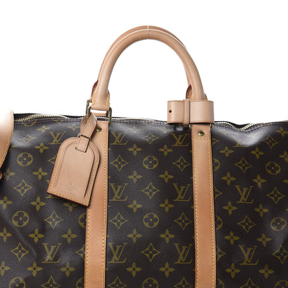 Louis Vuitton Monogram Keepall Bandouliere 50 9 of 9