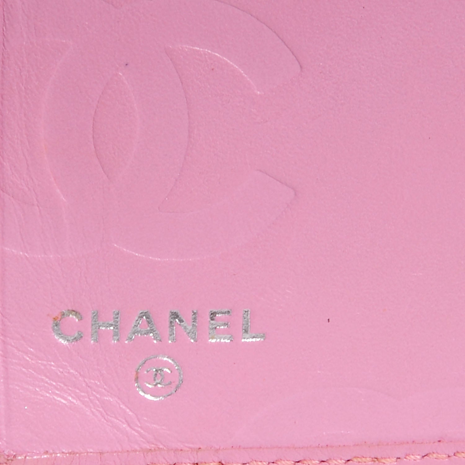 Chanel Calfskin Quilted Cambon Quilted Yen Wallet Pink 6 of 8