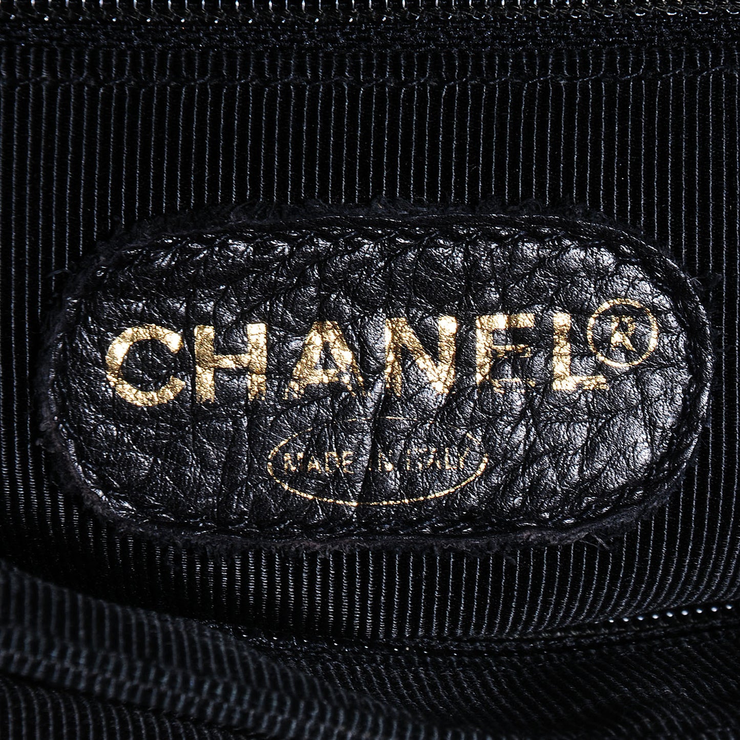 Lambskin Quilted Flap Shoulder Bag Black