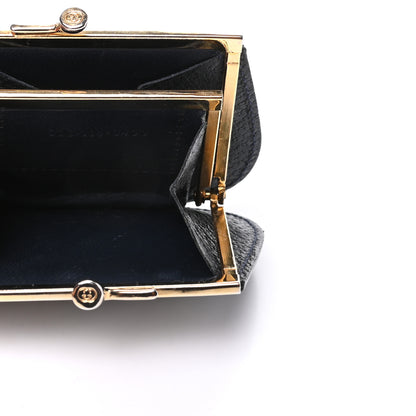 Gucci GG Supreme Monogram Coin Purse Beige Blue 5 of 9