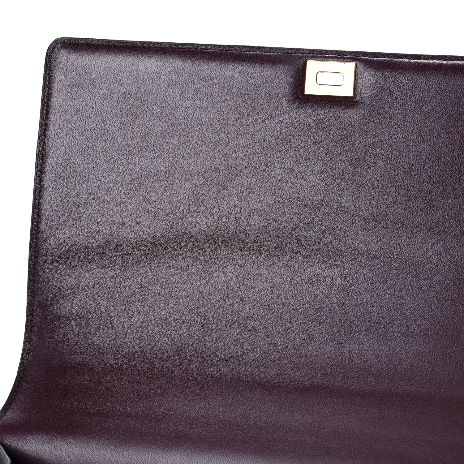 Celine Smooth Calfskin Large Case Chain Flap Black 9 of 16