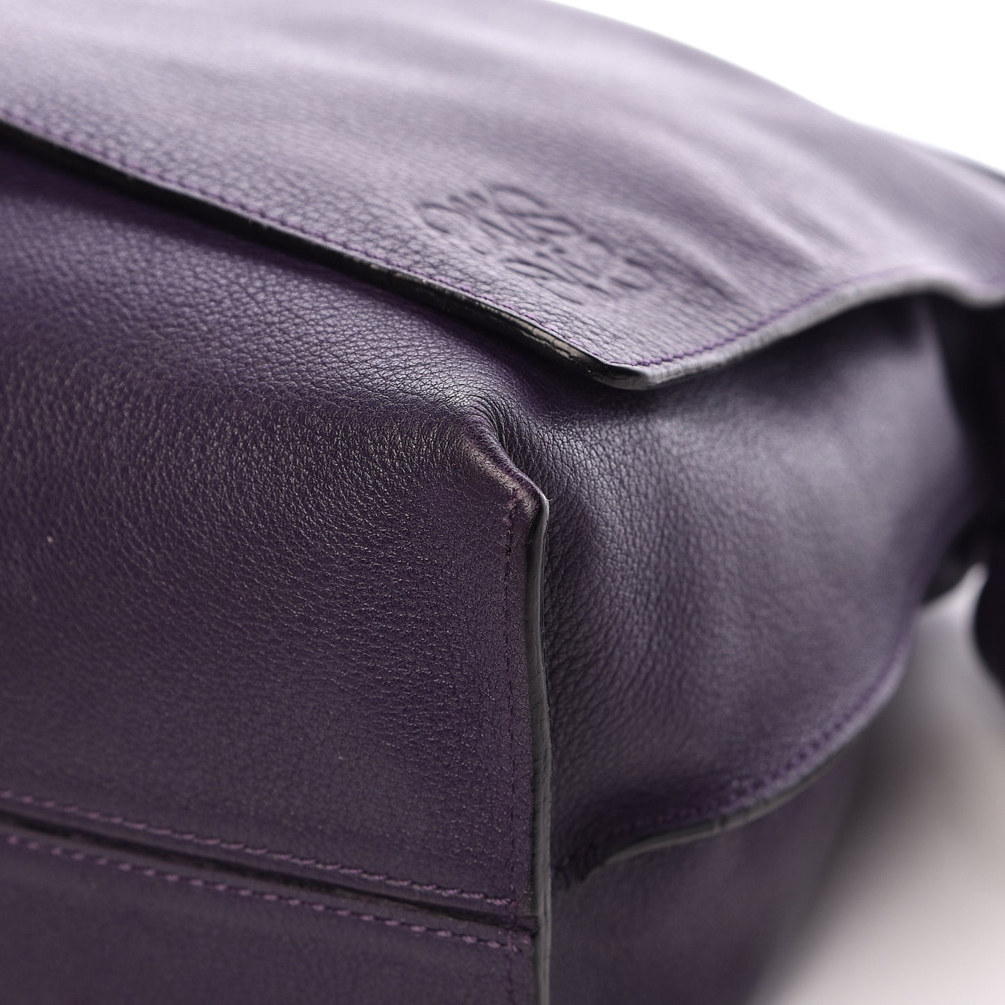 Calfskin Flamenco Knot Flap Bag Violet