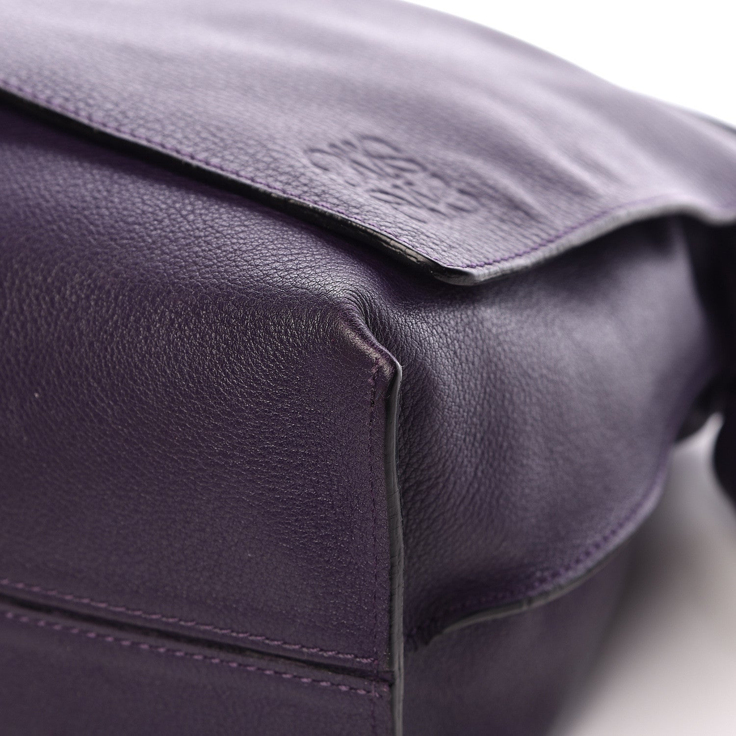 Loewe Calfskin Flamenco Knot Flap Bag Violet 10 of 15