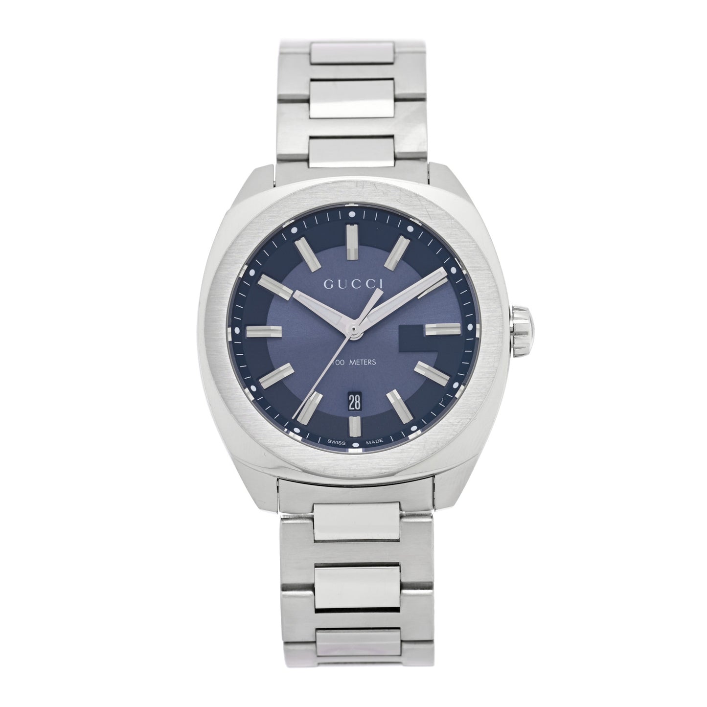 Stainless Steel 40mm GG2570 Quartz Watch Blue