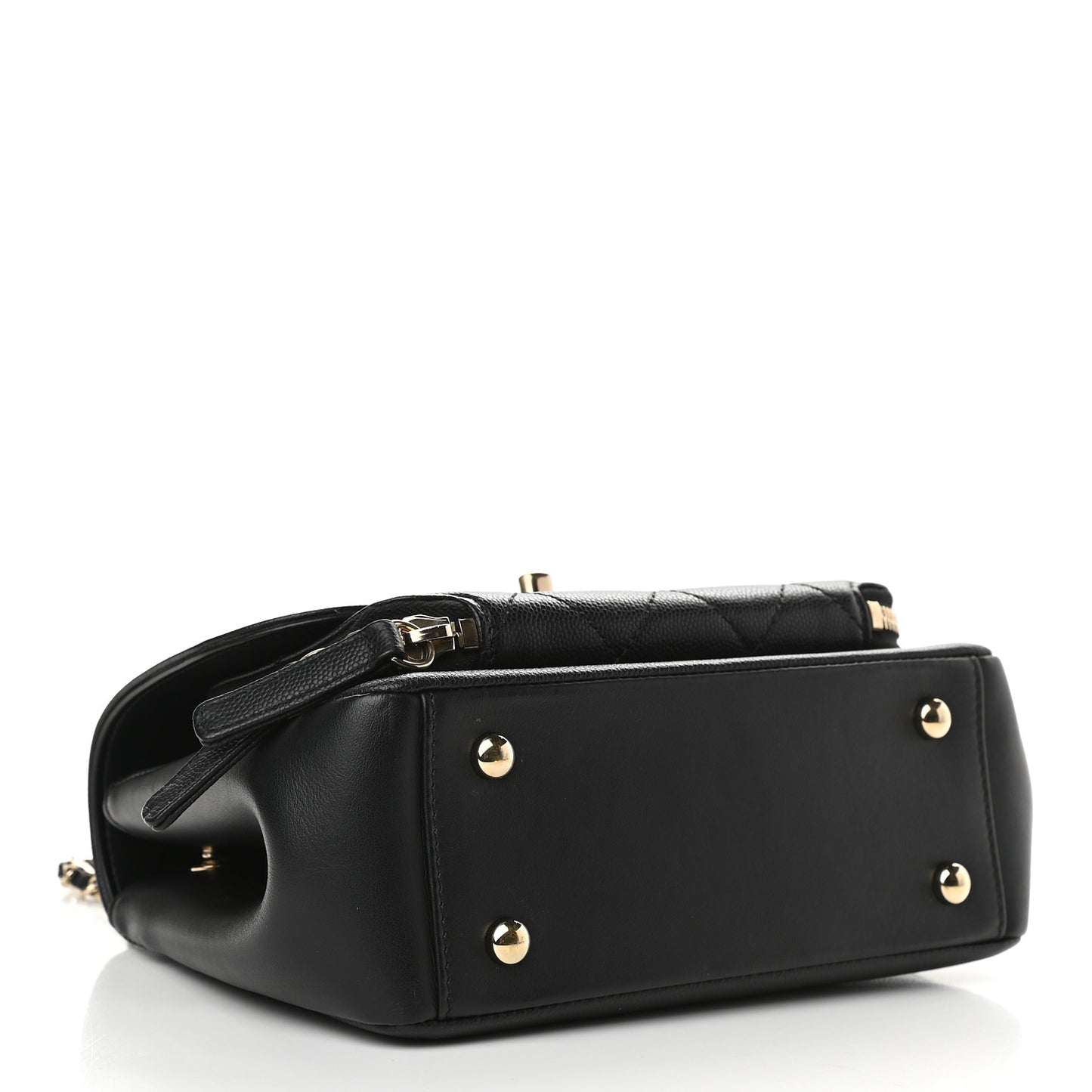 Caviar Quilted Small Business Affinity Flap Black