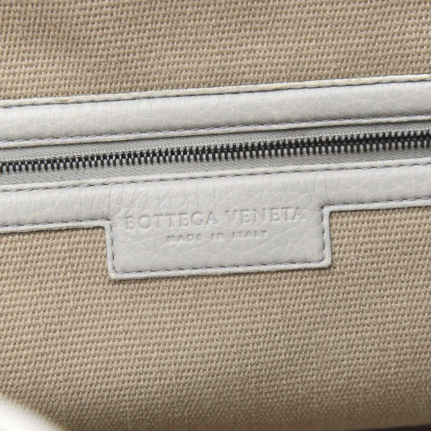 Cervo Deerskin Shopping Tote Light Grey
