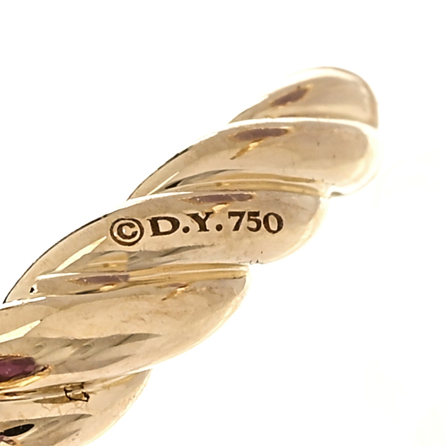 18K Yellow Gold Amethyst 11mm Marbella Drop Earrings