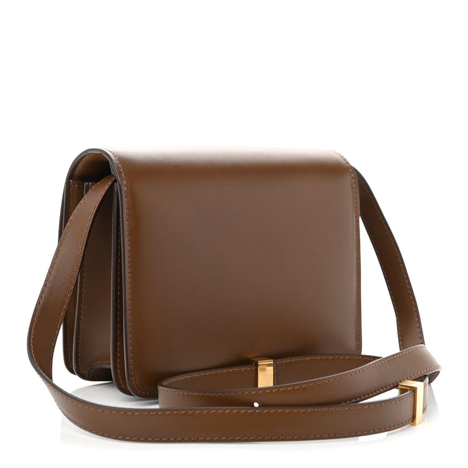 Celine Smooth Calfskin Small Classic Box Flap Bag Camel 3 of 9