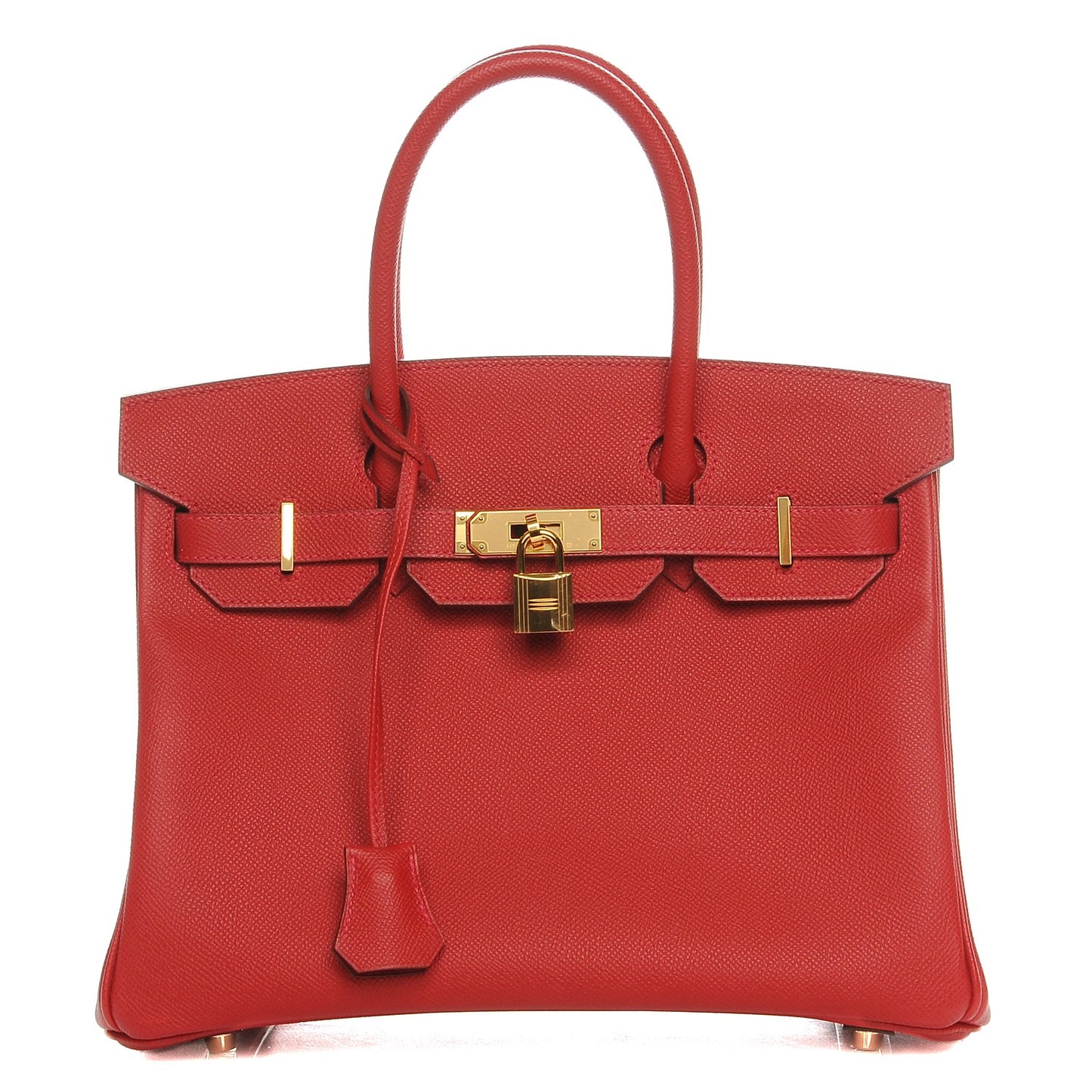 Epsom Birkin 30 Rouge Casaque