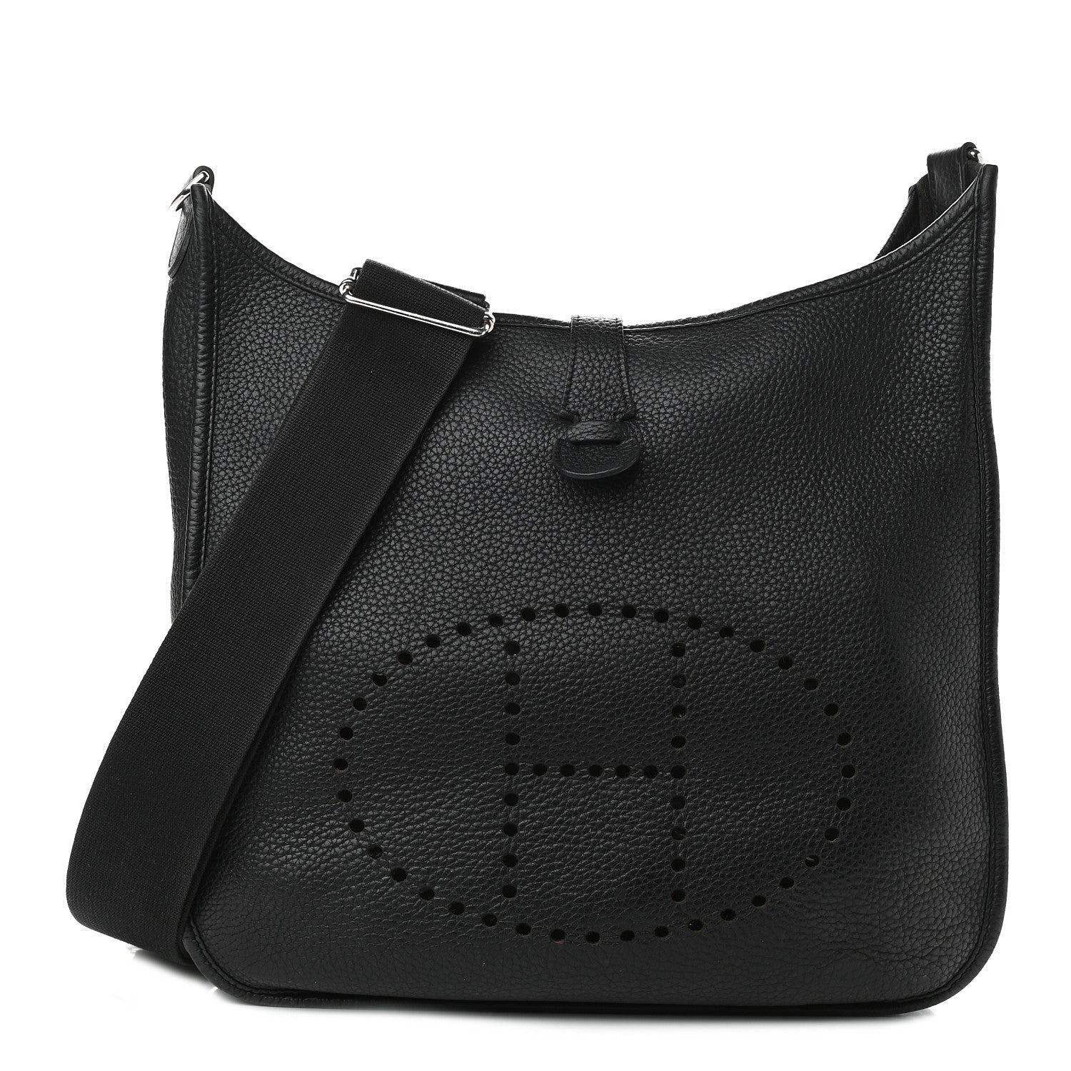 Hermes Taurillon Clemence Evelyne III PM Black 1 of 11