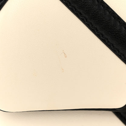 Valentino Garavani Nappa Large Roman Stud Shoulder Bag Ivory Black 10 of 10