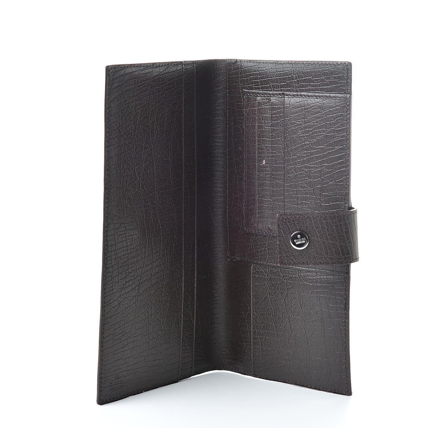 Gucci GG Plus Monogram Long Flap Wallet Brown 5 of 12