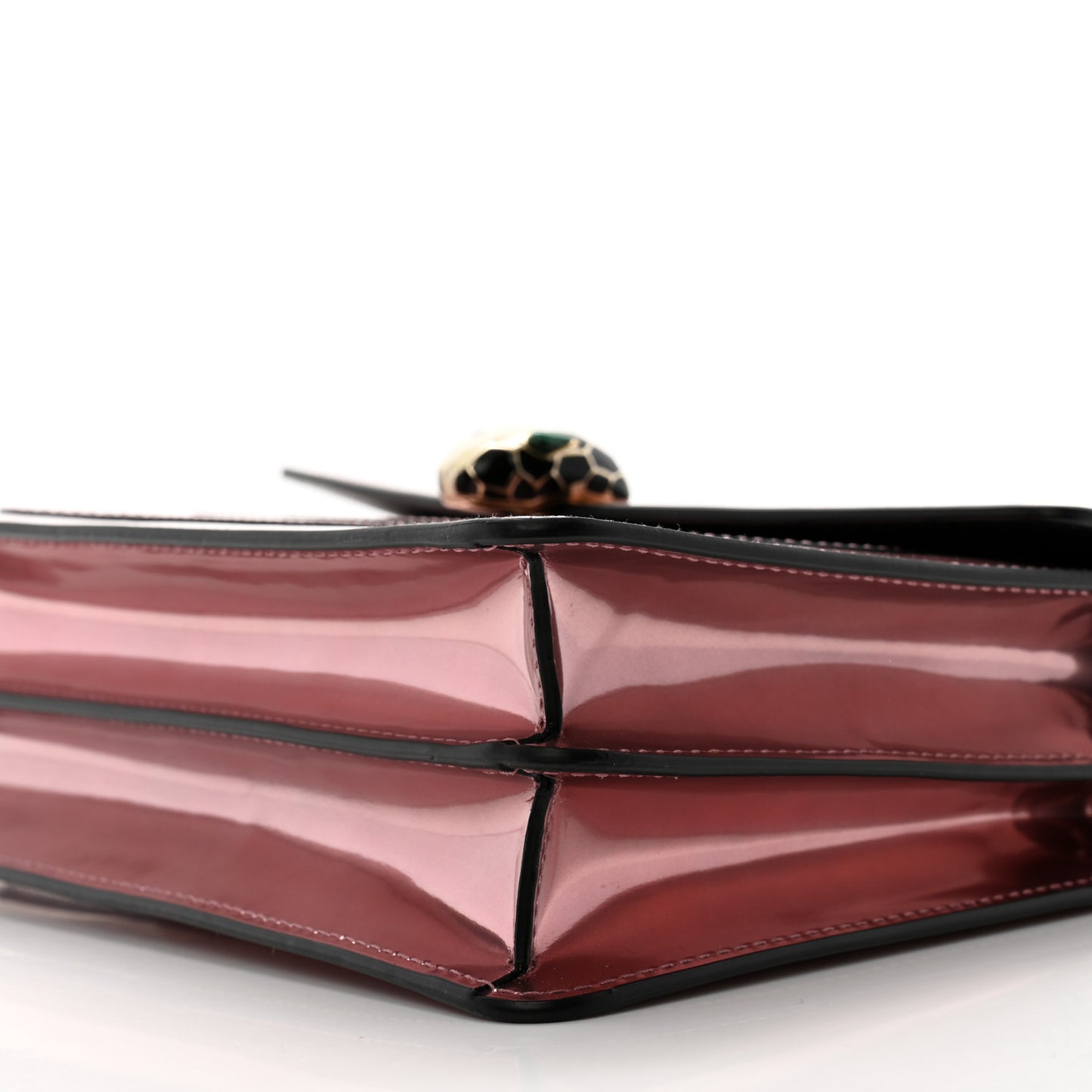 Metallic Calfskin Serpenti Forever Crossbody Bag Rose Quartz