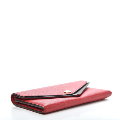Louis Vuitton Calfskin Double V Wallet Rubis 3 of 6