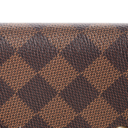 Louis Vuitton Damier Ebene Caissa Wallet Rose Ballerine 10 of 13