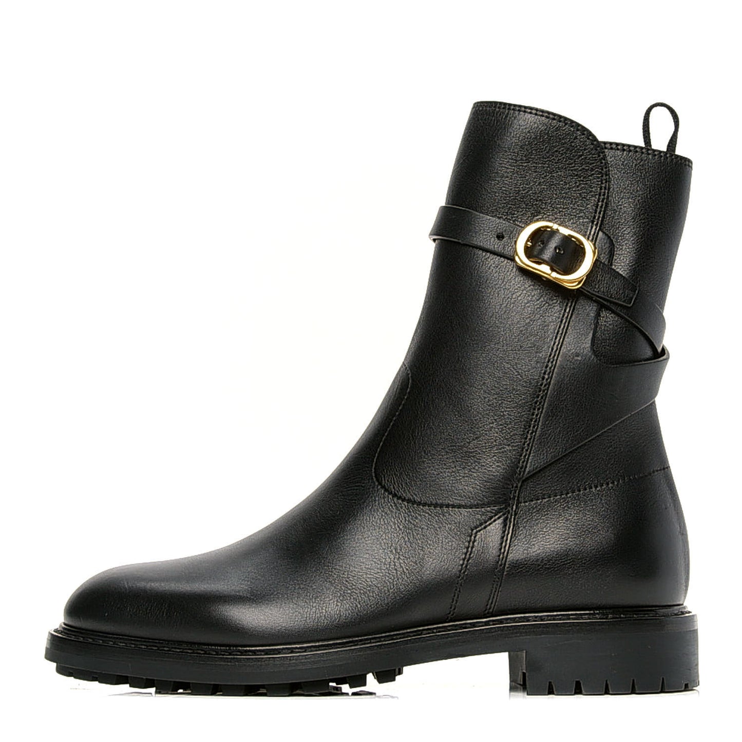 Calfskin Empreinte Ankle Boot 37.5 Black