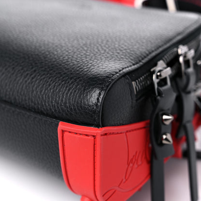 Christian Louboutin Empire Calfskin Gomme Spikes Loubitown Crossbody Loubi Black 12 of 12